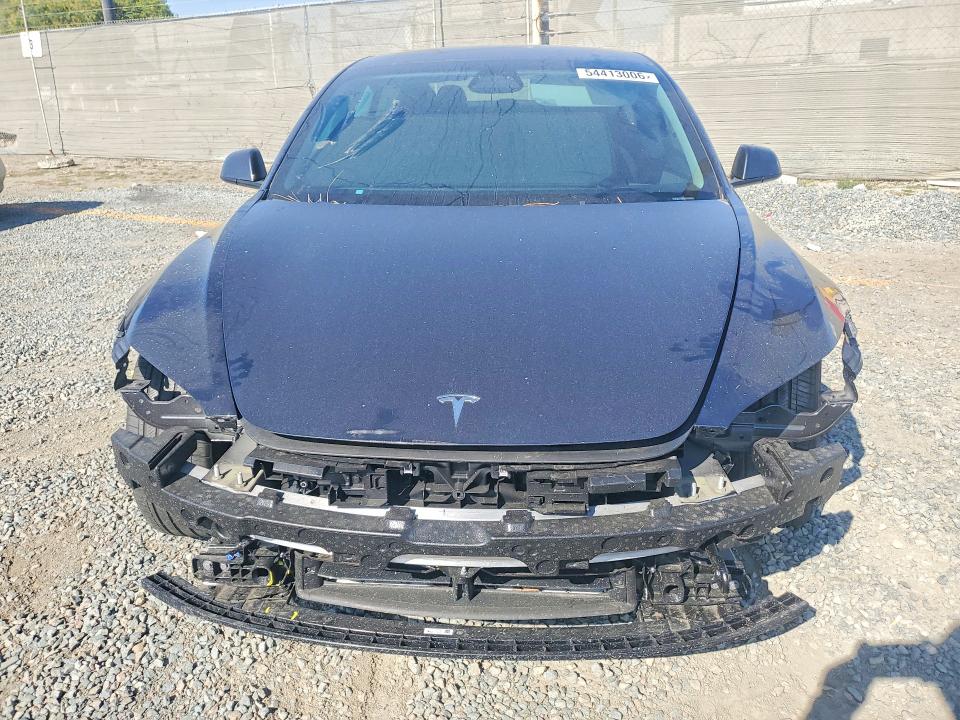 2024 Tesla Model 3 VIN 5YJ3E1EA6RF837002 COPART salvage auction — FRONT END, CA - SALVAGE CERTIFICATE, sold $9,300 on 2026-07-28 (photo 5)