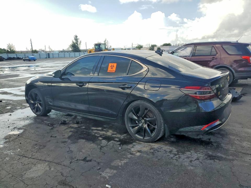 2023 Genesis G70 VIN KMTG34TA6PU121850 COPART salvage auction — SIDE, Fl - Cert Of Title Slvg Rebuildable, sold $4,100 on 2026-08-03 (photo 2)