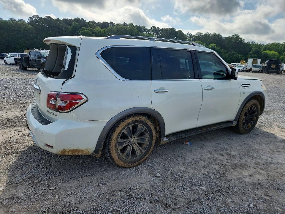 2017 Nissan Armada VIN JN8AY2NF2H9301080 COPART salvage auction — FRONT END, Ms - Cert Of Title-Salvaged, sold $2,400 on 2026-07-31 (photo 3)