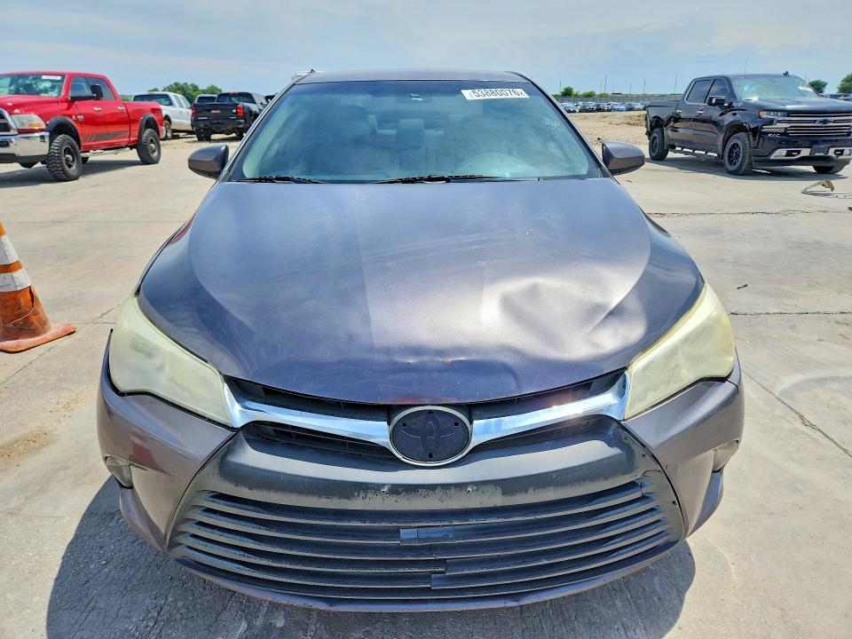 2015 Toyota Camry VIN 4T4BF1FK5FR457587 COPART salvage auction — REAR END, Tx - Certificate Of Title, sold $2,700 on 2026-07-02 (photo 5)