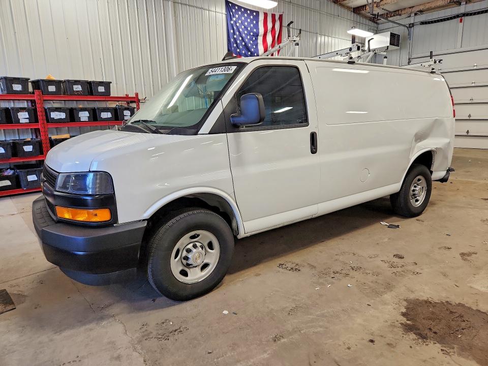 2023 Chevrolet Express 2500 VIN 1GCWGAFP0P1258961 — COPART salvage auction photo