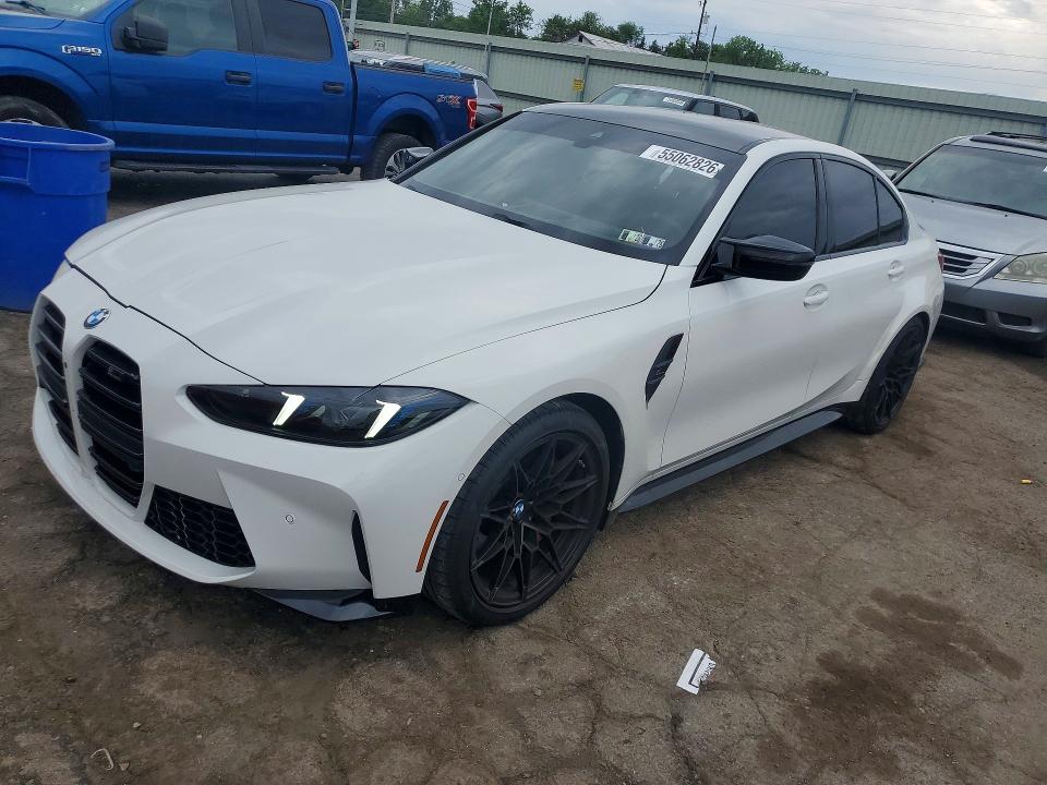 2026 BMW VIN WBS33HJ04TFV51558 COPART salvage auction — SIDE, Pa - Certificate Of Salvage, sold $38,500 on 2026-07-28 (photo 1)