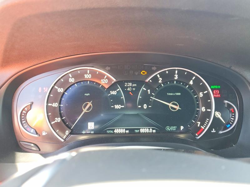 2019 BMW X3 VIN 5UXTR7C54KLR50090 COPART salvage auction — FRONT END, Ca - Salvage Certificate, sold $6,000 on 2026-07-13 (photo 9)
