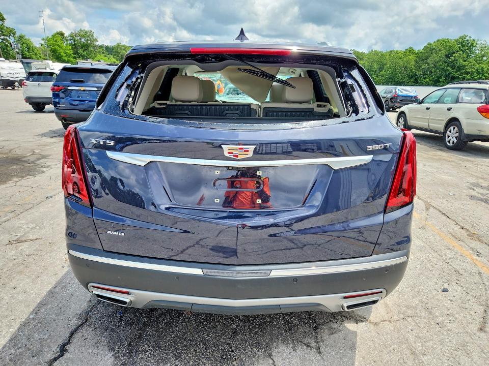 2025 Cadillac Xt5 VIN 1GYKNDR49SZ148454 COPART salvage auction — HAIL, Mo - Salvage Certificate Of Title, sold $7,300 on 2026-07-29 (photo 6)