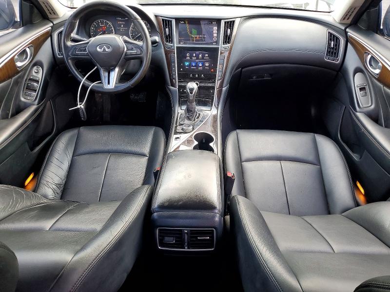 2018 Infiniti Q50 VIN JN1EV7APXJM590359 COPART salvage auction — FRONT END, Tx - Salvage Vehicle Title, sold $1,750 on 2026-07-10 (photo 8)