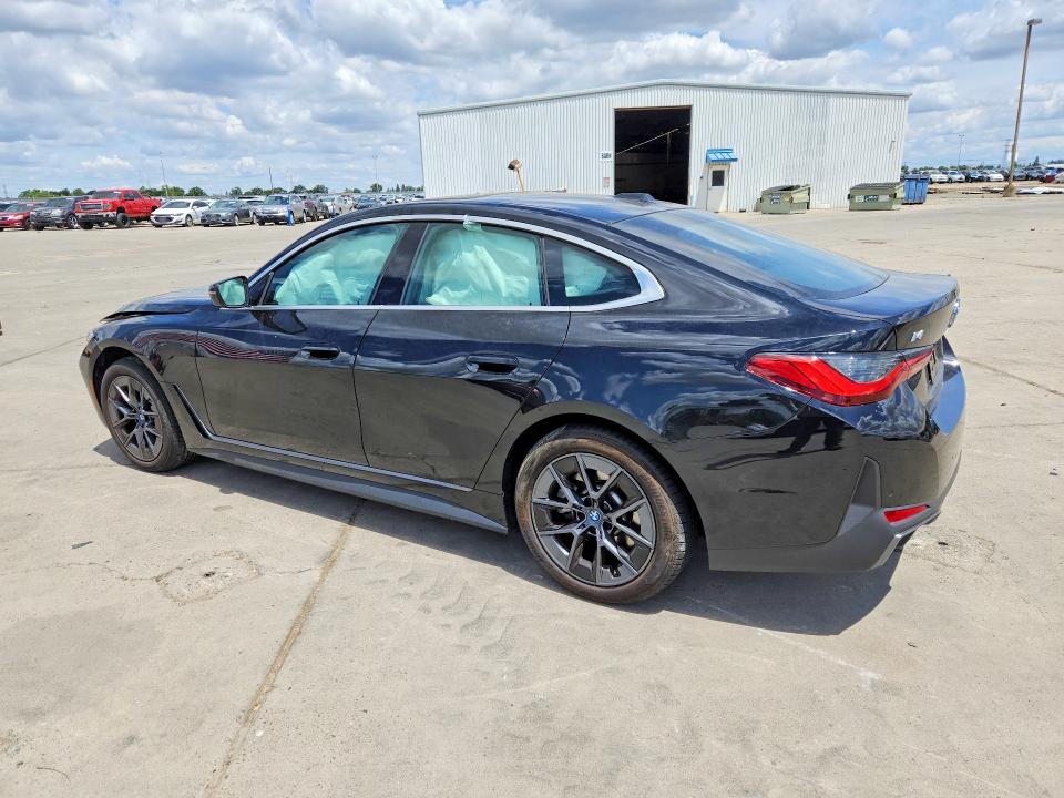 2024 BMW I4 VIN WBY43AW07RFS74584 COPART salvage auction — FRONT END, Ca - Salvage Certificate, sold $12,200 on 2026-07-06 (photo 2)