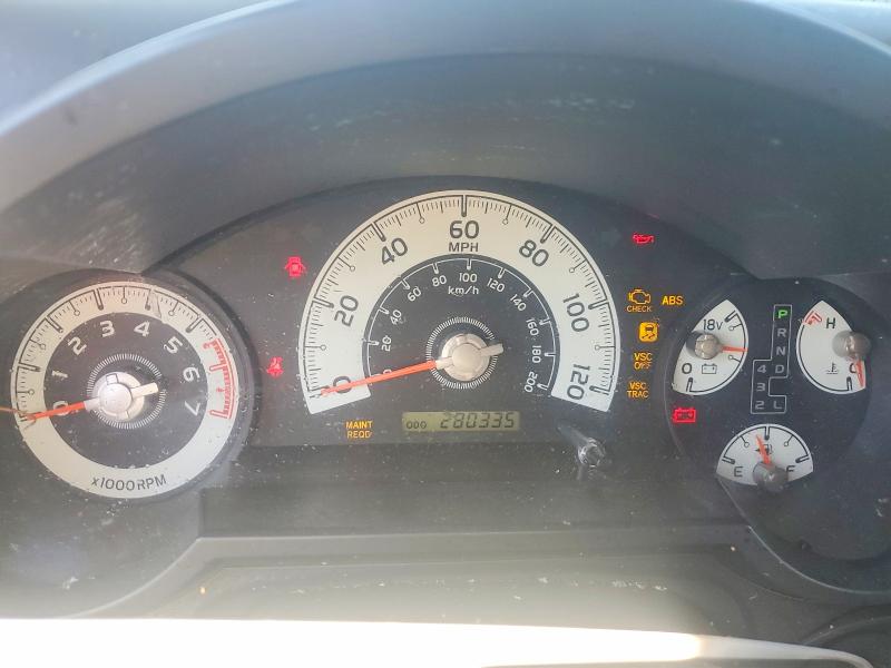 2008 Toyota VIN JTEZU11F880019178 COPART salvage auction — ROLLOVER, MS - CERT OF TITLE-SALVAGED, sold $2,650 on 2026-07-15 (photo 9)