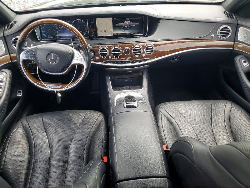 2016 Mercedes-benz S class VIN WDDUG8FB5GA205179 COPART salvage auction — REAR END, NC - SALVAGE CERTIFICATE OF TITLE, sold $150 on 2026-07-29 (photo 8)