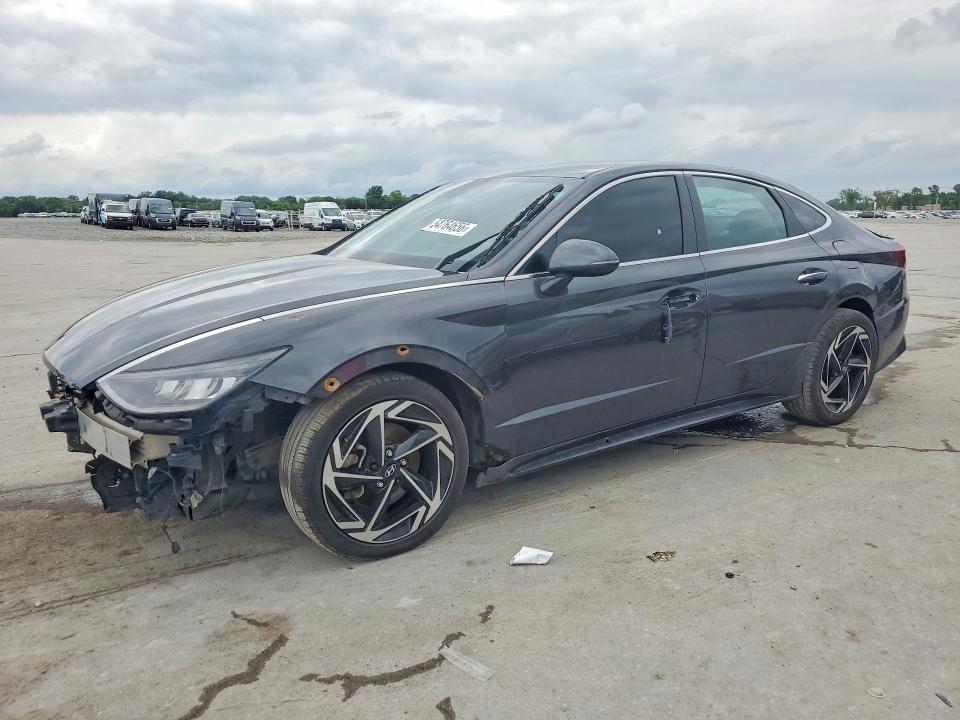 2020 Hyundai Sonata VIN 5NPEF4JA8LH054043 COPART salvage auction — FRONT END, Tn - Certificate Of Title, sold $3,700 on 2026-07-21 (photo 1)