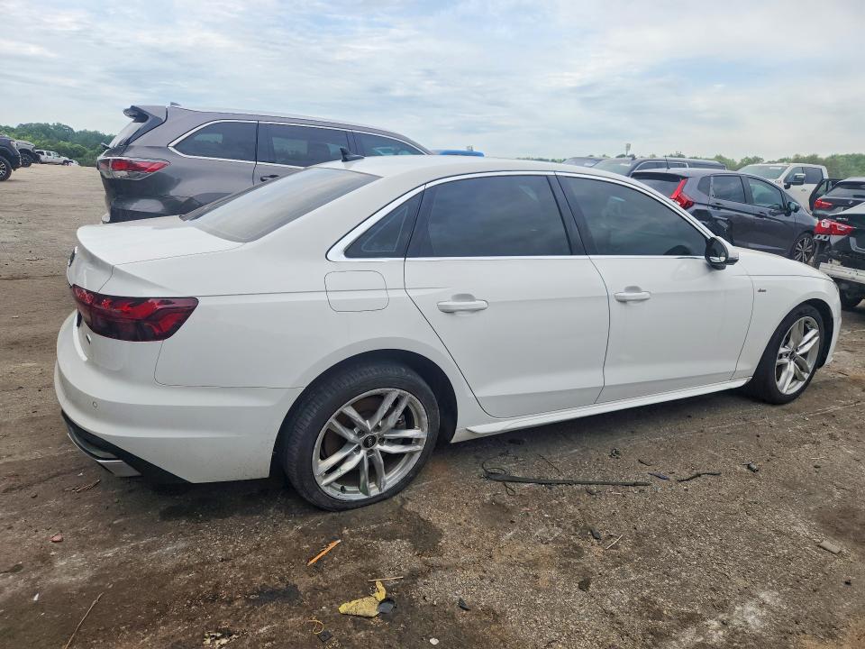 2022 Audi A4 VIN WAUEAAF40NN011798 COPART salvage auction — SIDE, Ga - Cert Of Title-Salvage, sold $9,300 on 2026-07-24 (photo 3)