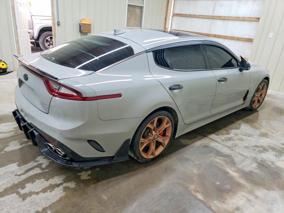 2018 Kia Stinger VIN KNAE55LCXJ6018320 COPART salvage auction — FRONT END, Tn - Salvage Certificate, sold $3,400 on 2026-07-28 (photo 3)