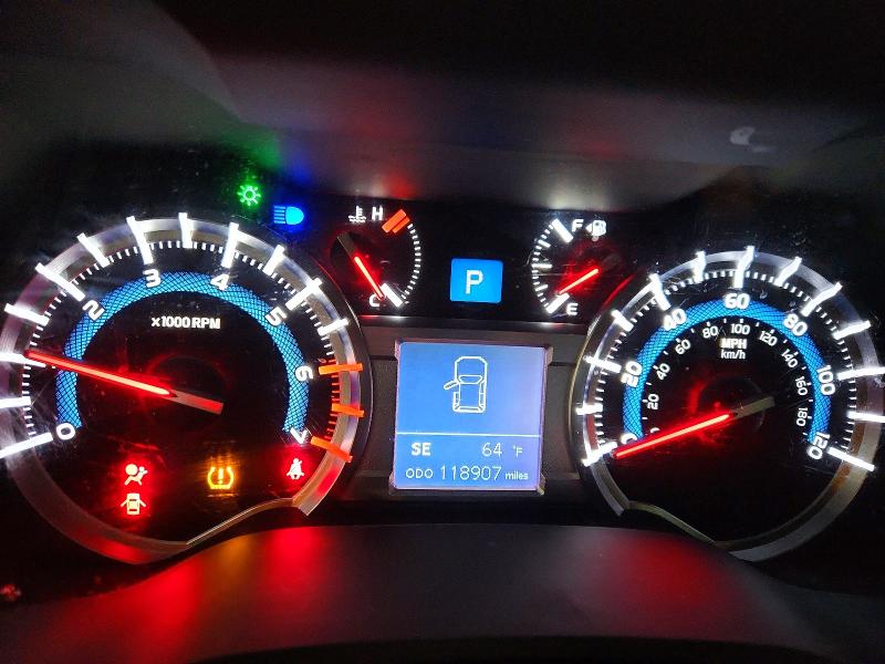 2016 Toyota 4runner VIN JTEZU5JR3G5120051 COPART salvage auction — FRONT END, TX - SALVAGE VEHICLE TITLE (P), sold $8,600 on 2026-07-08 (photo 9)