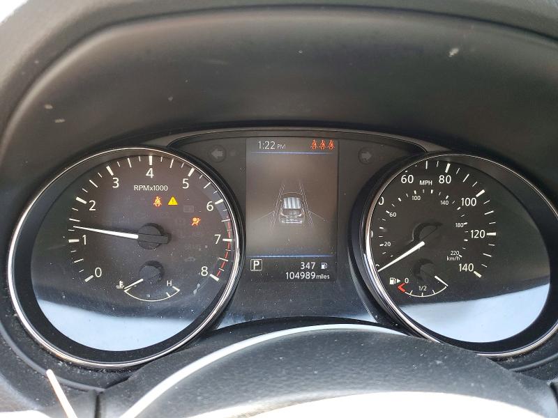 2020 Nissan Rogue VIN JN1BJ1CW9LW371478 COPART salvage auction — FRONT END, Nc - Salvage Certificate Of Title, sold $1,850 on 2026-07-09 (photo 9)