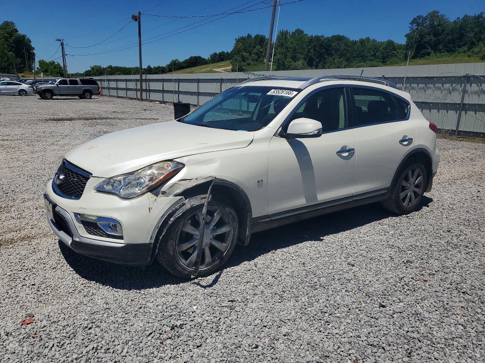 2017 Infiniti Qx50 VIN JN1BJ0RR9HM402355 COPART salvage auction — FRONT END, Ms - Cert Of Title-Salvaged, sold $2,050 on 2026-07-15 (photo 1)
