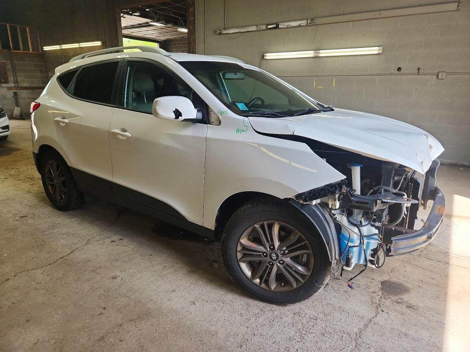 2014 Hyundai Tucson VIN KM8JUCAG6EU825641 COPART salvage auction — FRONT END, Oh - Cert Of Title-Salvage, sold $1,050 on 2026-07-13 (photo 4)