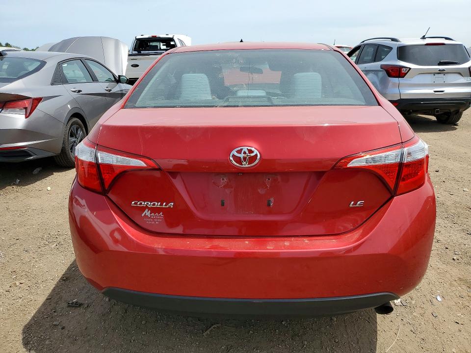 2015 Toyota Corolla VIN 2T1BURHE8FC422503 COPART salvage auction — FRONT END, Il - Salvage Certificate, sold $900 on 2026-07-09 (photo 6)