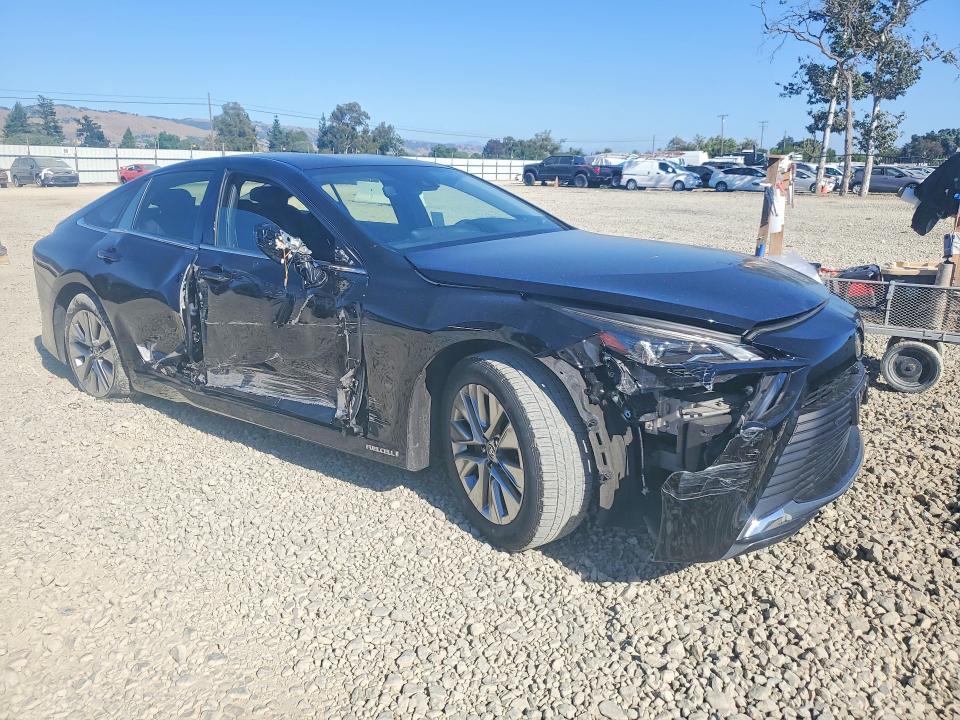 2023 Toyota Mirai VIN JTDAAAAAXPA008755 COPART salvage auction — FRONT END, CA - SALVAGE CERTIFICATE, sold $1,600 on 2026-07-14 (photo 4)