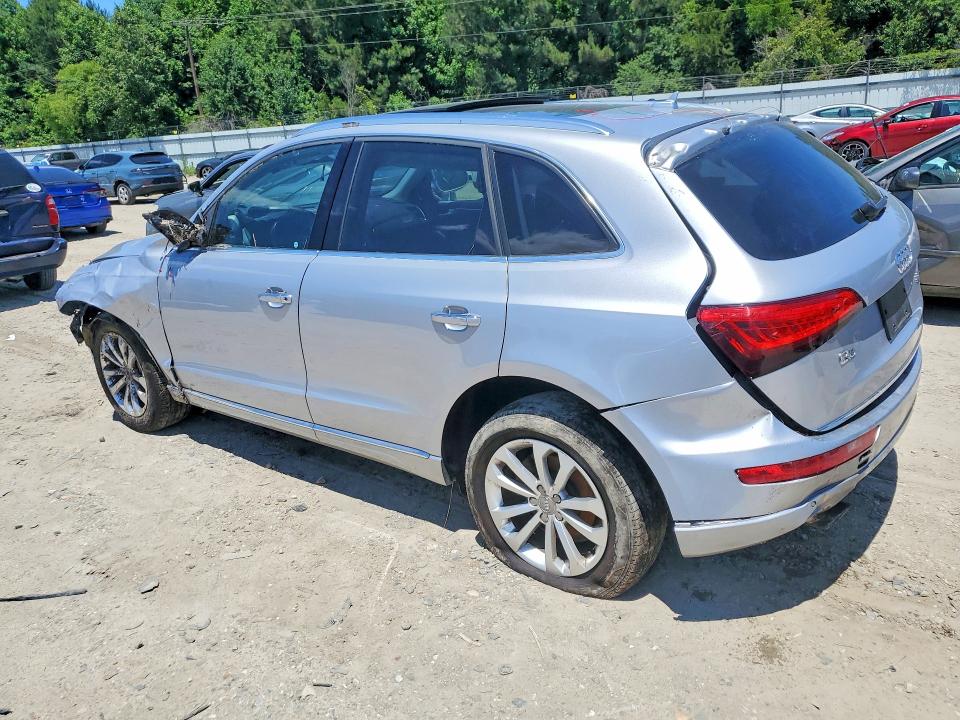 2016 Audi Q5 VIN WA1L2AFP7GA012632 COPART salvage auction — WATER/FLOOD, Nc - Salvage Certificate Of Title, sold $100 on 2026-07-28 (photo 2)