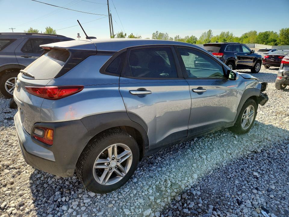 2019 Hyundai Kona VIN KM8K12AA7KU340164 COPART salvage auction — FRONT END, MI - CERTIFICATE OF TITLE, sold $1,850 on 2026-07-09 (photo 3)