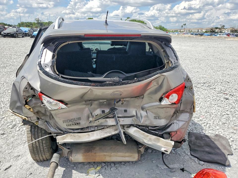2012 Nissan Rogue VIN JN8AS5MT6CW262742 COPART salvage auction — REAR END, Fl - Certificate Of Destruction, sold $375 on 2026-07-07 (photo 6)