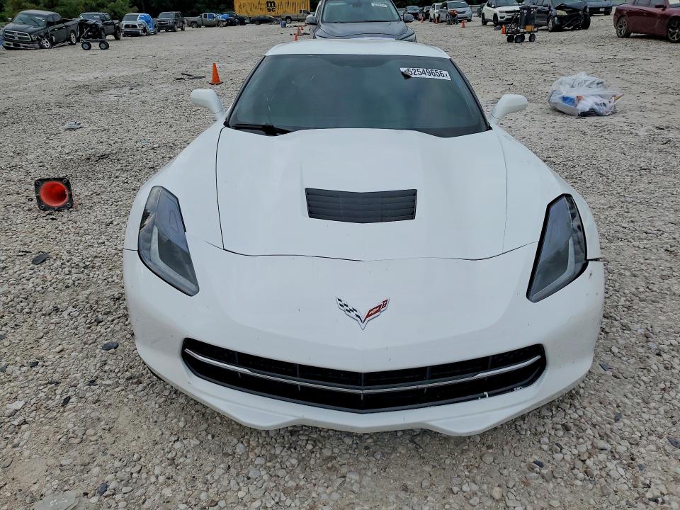 2019 Chevrolet Corvette VIN 1G1YA2D74K5117114 COPART salvage auction — FRONT END, Salvage Title, sold $12,200 on 2026-09-08 (photo 5)