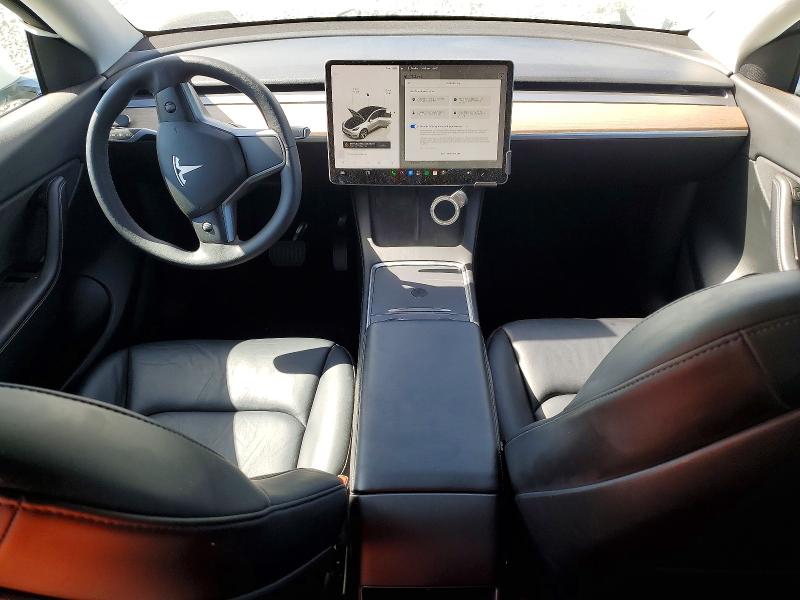 2022 Tesla Model y VIN 7SAYGDEE9NF356338 COPART salvage auction — FRONT END, Ca - Salvage Certificate, sold $13,400 on 2026-07-27 (photo 8)