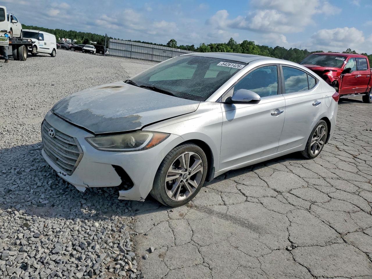 2017 Hyundai Elantra VIN 5NPD84LF0HH034469 COPART salvage auction — Burn Engine, TN - SALVAGE CERTIFICATE, sold $400 on 2026-06-23 (photo 1)