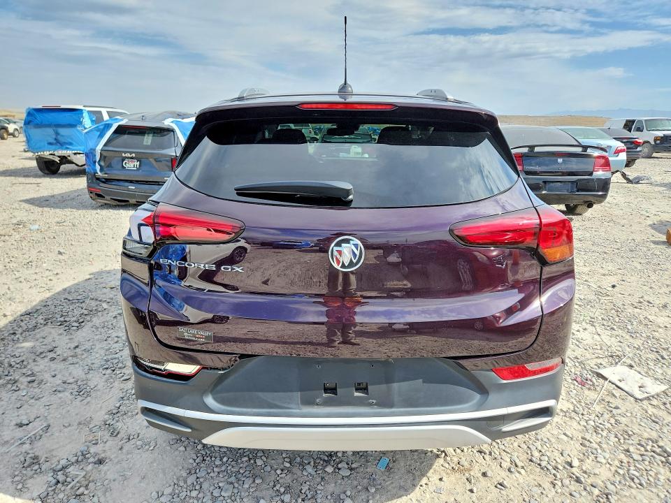2021 Buick Encore VIN KL4MMDS29MB075229 COPART salvage auction — REAR END, Ut - Salvage Certificate, sold $5,300 on 2026-07-10 (photo 6)