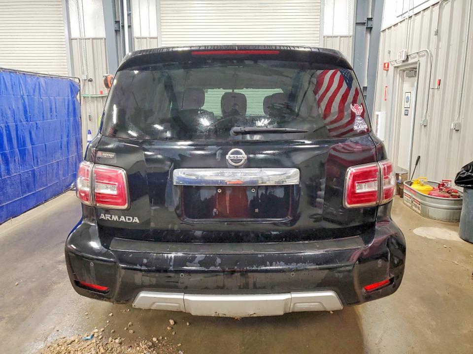 2017 Nissan Armada VIN JN8AY2NC9H9503095 COPART salvage auction — FRONT END, Wy - Certificate Of Title, sold $1,650 on 2026-07-15 (photo 6)