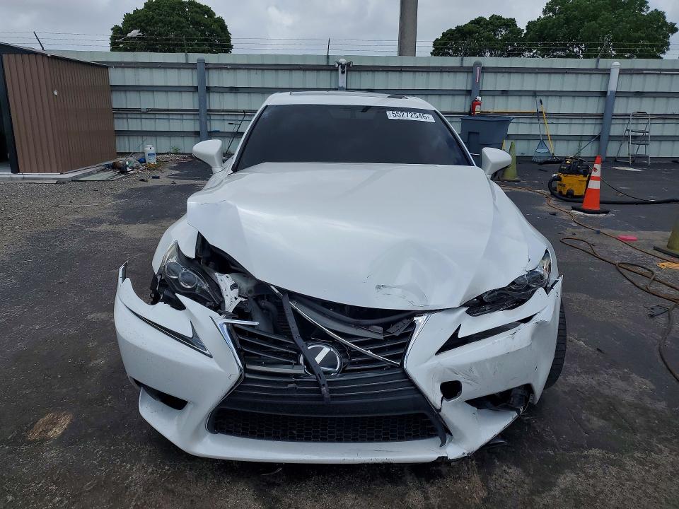 2016 Lexus Is VIN JTHBA1D21G5018980 COPART salvage auction — FRONT END, Fl - Cert Of Title Slvg Rebuildable, sold $1,500 on 2026-07-08 (photo 5)