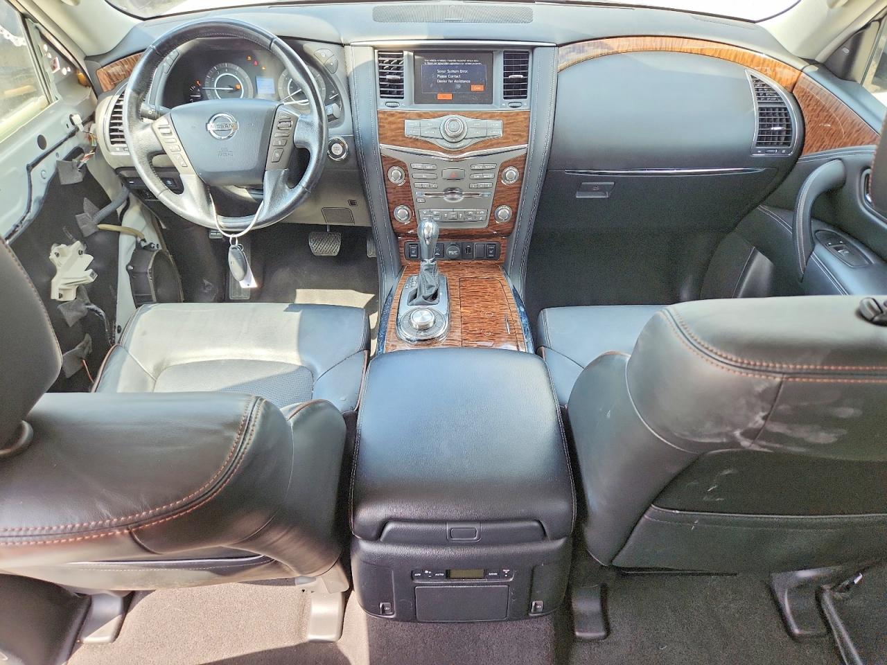 2019 Nissan Armada VIN JN8AY2NC0K9580493 COPART salvage auction — Front End, KY - CERT OF TITLE-SALVAGE, sold $10,300 on 2026-07-09 (photo 8)
