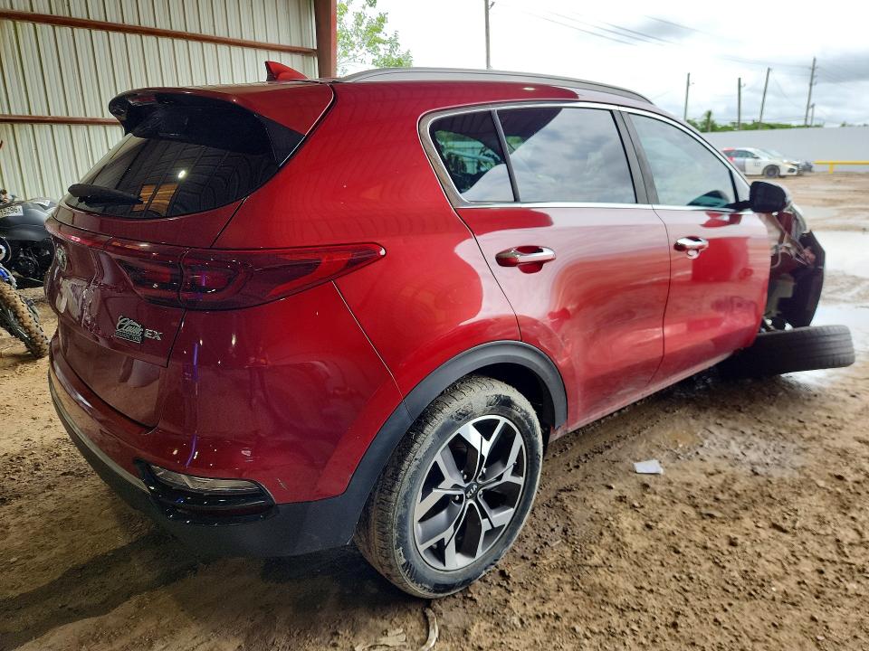 2020 Kia Sportage VIN KNDPN3AC4L7733691 COPART salvage auction — FRONT END, Tx - Salvage Vehicle Title, sold $3,700 on 2026-07-20 (photo 3)