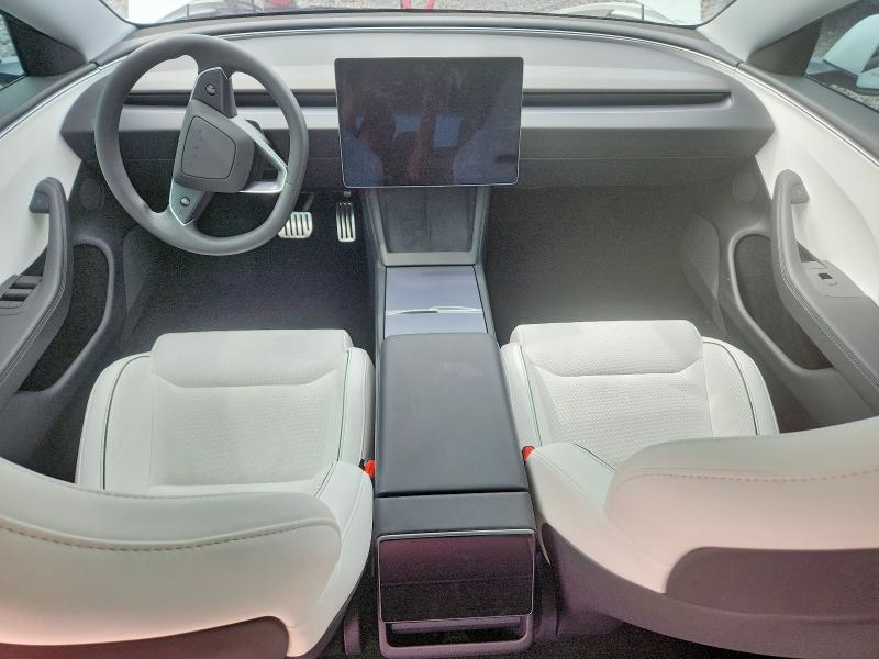 2025 Tesla Model 3 VIN 5YJ3E1ET6SF057637 COPART salvage auction — REAR END, Il - Salvage Certificate, sold $13,600 on 2026-07-20 (photo 8)