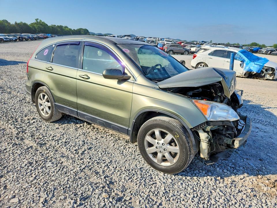 2007 Honda Cr-v VIN JHLRE38777C022262 COPART salvage auction — FRONT END, Tn - Salvage Certificate, sold $975 on 2026-07-28 (photo 4)