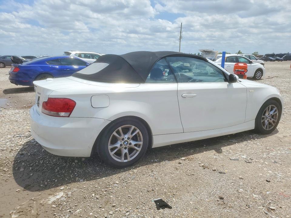 2008 BMW 1er VIN WBAUL73538VE89940 COPART salvage auction — REAR END, Tx - Salvage Vehicle Title, sold $550 on 2026-07-13 (photo 3)