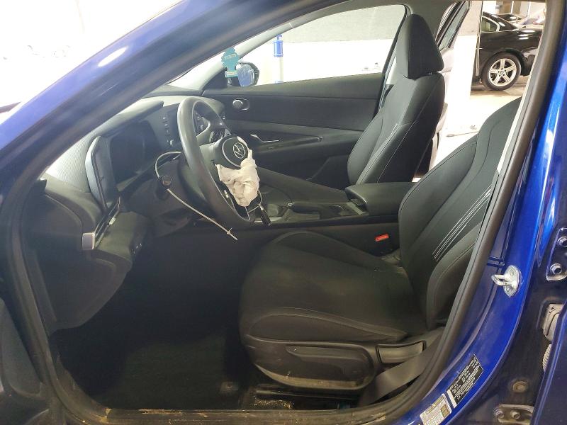 2022 Hyundai Elantra VIN 5NPLM4AG0NH060018 COPART salvage auction — FRONT END, Va - Cert Of Title - Salvage, sold $2,300 on 2026-07-10 (photo 7)