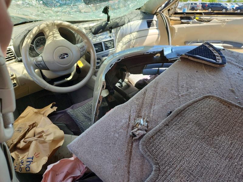 2008 Subaru Impreza VIN JF1GH61618H822130 COPART salvage auction — ROLLOVER, Or - Salvage Title Certificate, sold $275 on 2026-07-28 (photo 8)