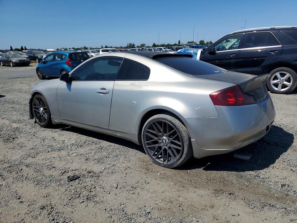 2004 Infiniti G35 VIN JNKCV54E34M820040 COPART salvage auction — REAR END, Ca - Salvage Certificate, sold $1,000 on 2026-07-07 (photo 2)