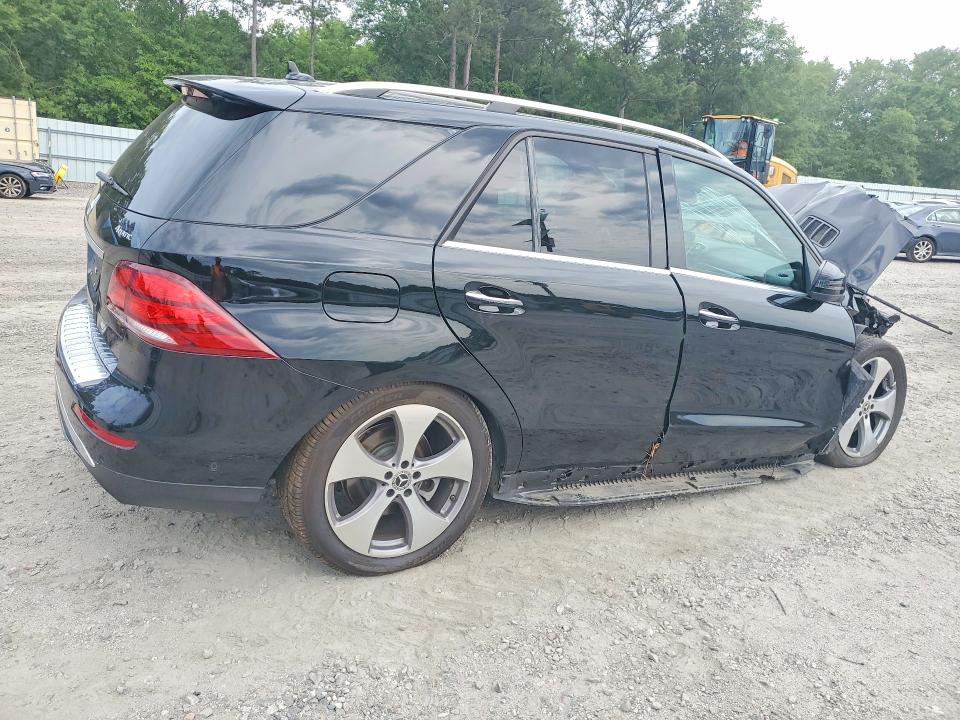 2019 Mercedes-Benz GLE-Class VIN 4JGDA5GB8KB209363 COPART salvage auction — Front End, SC - CERTIFICATE OF TITLE, sold $2,600 on 2026-07-03 (photo 3)