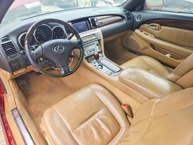 2006 Lexus Sc VIN JTHFN48Y969002488 COPART salvage auction — FRONT END, Md - Cert Of Salvage > 75% Damage, sold $600 on 2026-07-07 (photo 8)