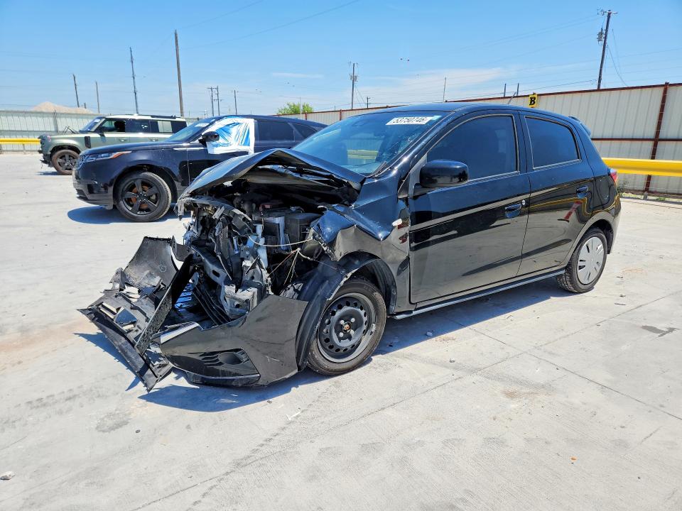 2022 Mitsubishi Mirage VIN ML32AUHJXNH009570 COPART salvage auction — FRONT END, Tx - Salvage Vehicle Title, sold $1,200 on 2026-07-10 (photo 1)