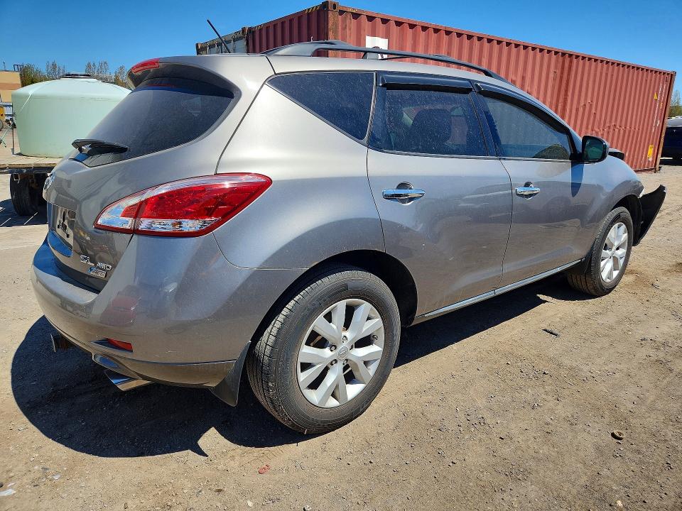 2011 Nissan Murano VIN JN8AZ1MW7BW179091 COPART salvage auction — FRONT END, On - Permit Salvage, sold $275 on 2026-07-28 (photo 3)