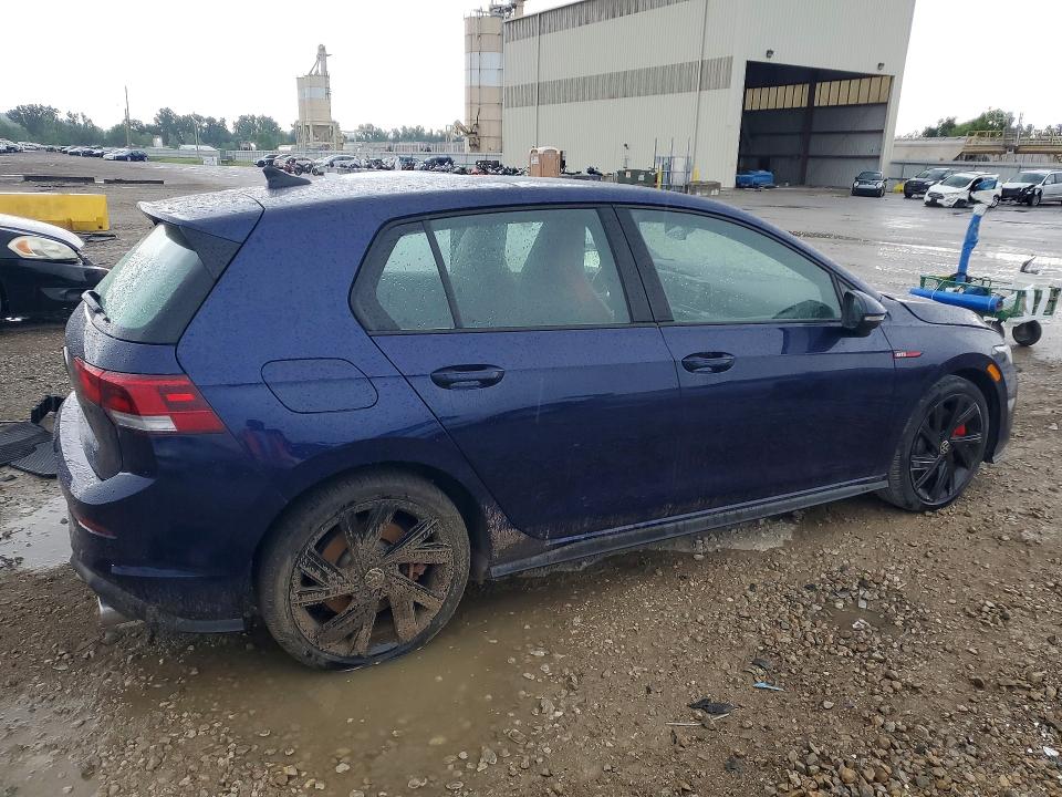 2022 Volkswagen Gti VIN WVW487CD7NW206955 COPART salvage auction — FRONT END, Mo - Salvage Certificate Of Title, sold $7,100 on 2026-07-30 (photo 3)
