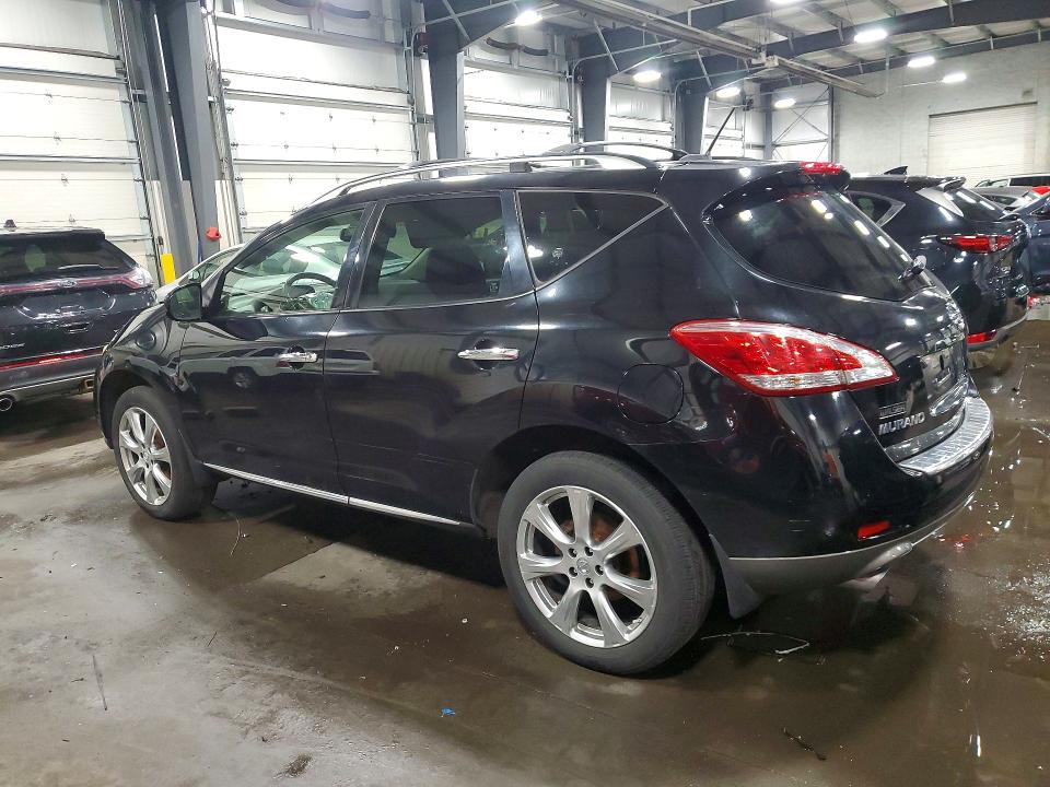 2012 Nissan Murano VIN JN8AZ1MW7CW233183 COPART salvage auction — FRONT END, Mn - Cert Of Title-Prior Salvage, sold $275 on 2026-07-28 (photo 2)