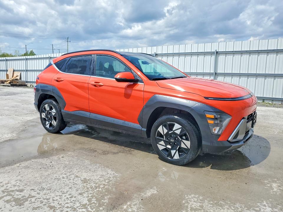 2024 Hyundai Kona VIN KM8HCCAB7RU122822 COPART salvage auction — NORMAL WEAR, ON - PERMIT NO BRAND - UNFIT (P), sold $21,300 on 2026-07-03 (photo 4)