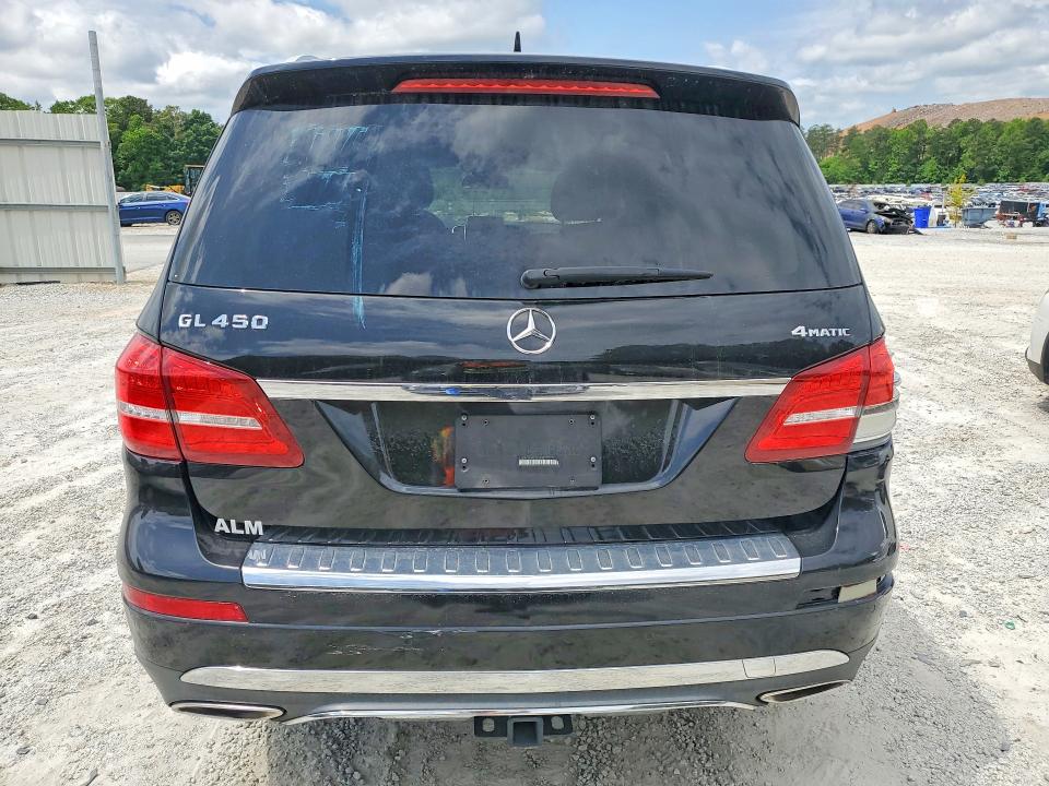 2017 Mercedes-benz Gls-class VIN 4JGDF6EE7HA744333 COPART salvage auction — FRONT END, Ga - Certificate Of Title, sold $5,100 on 2026-07-08 (photo 6)