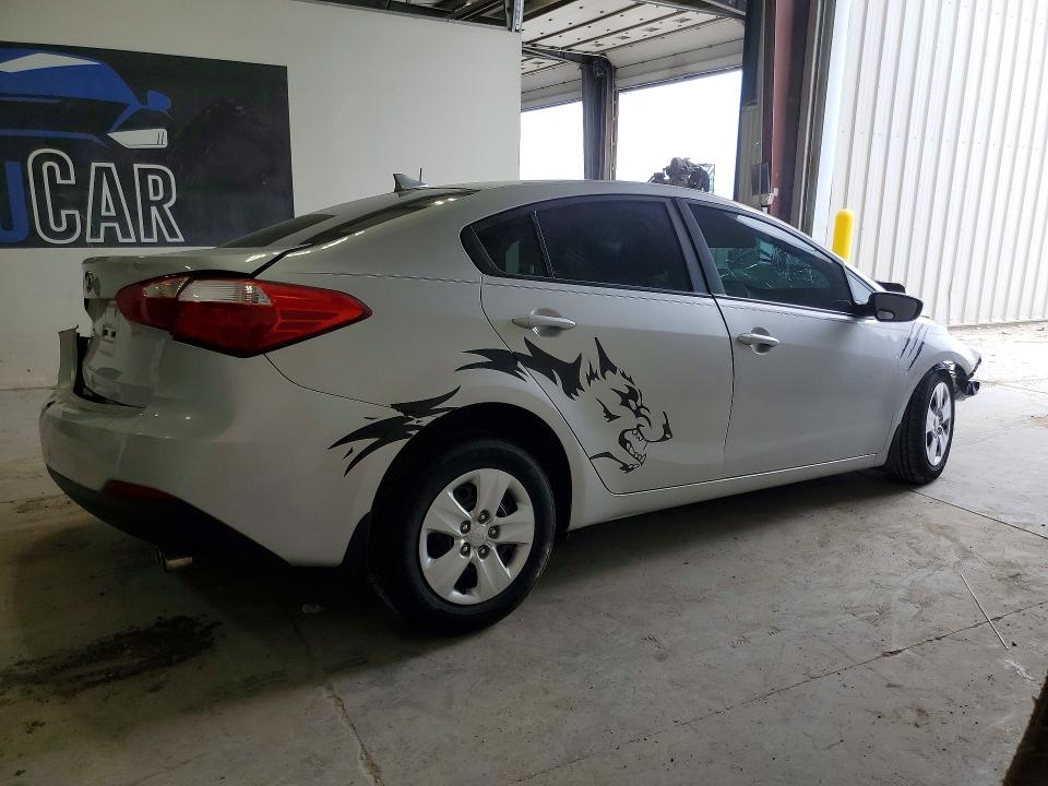 2016 Kia Forte VIN KNAFK4A6XG5574517 COPART salvage auction — FRONT END, Ne - Cert Of Title-Salvage, sold $500 on 2026-07-07 (photo 3)