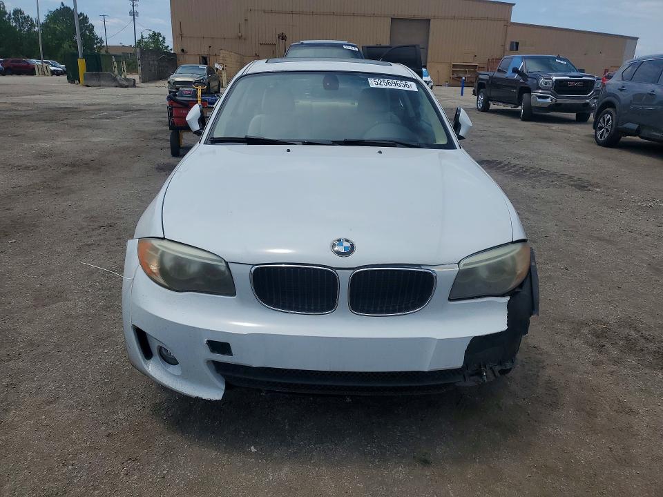 2012 BMW 1er VIN WBAUP7C54CVP23562 COPART salvage auction — FRONT END, Sc - Cert Of Title-Salvage, sold $3,200 on 2026-07-06 (photo 5)
