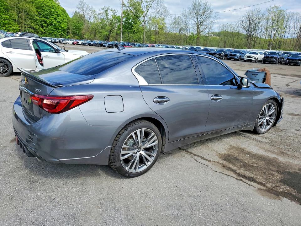 2021 Infiniti VIN JN1EV7CR5MM750568 COPART salvage auction — FRONT END, Ny - Mv907A-Parts Only, sold $2,650 on 2026-07-28 (photo 3)
