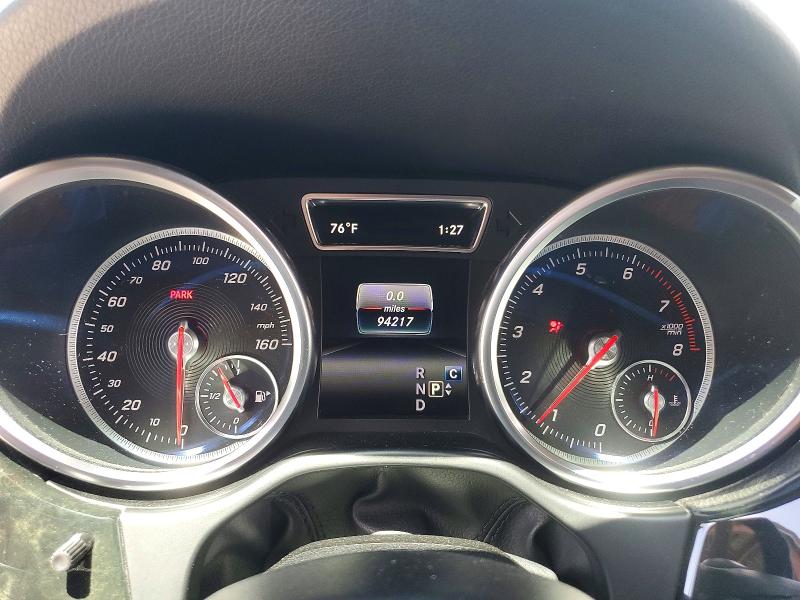 2018 Mercedes-benz Gle class VIN 4JGDA5HB1JB073641 COPART salvage auction — REAR END, Ca - Salvage Certificate, sold $9,100 on 2026-07-09 (photo 9)